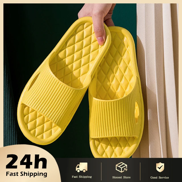 Women Flat Lightweight EVA Slippers Summer Beach Eva Massage Slide Sandals Leisure Men Ladies Indoor Bathroom Anti-Slip Shoes