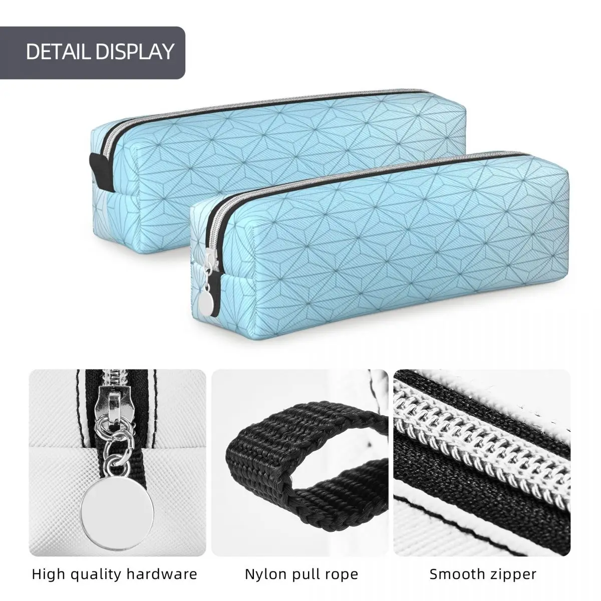 Demons Tanjiro Kamado Pencil Cases Slayers Print K-Kimetsu Anime Pen Pencil Bags Student School Supplies Cosmetic Pouch