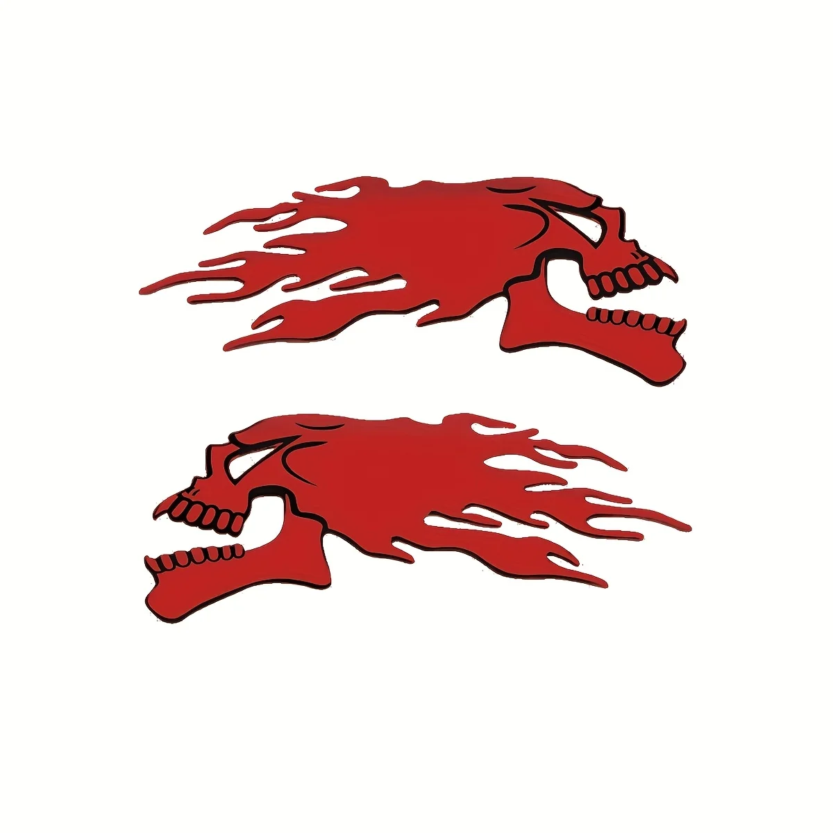 Skull Pattern Adhesive Fuel Tank & Car Decals