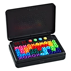 Enhanced IQ Logic Puzzle Game - 120 Travel Challenges with Case, Educational Brain Teaser (Timed Version)