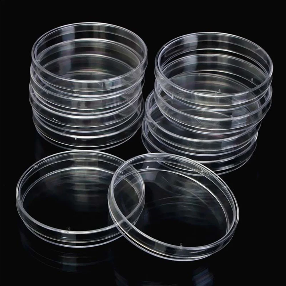 20pcs Petri Dish Set with Lids Culture for School Science Experiment Biology Microbiology Studies 60MM petri dishes