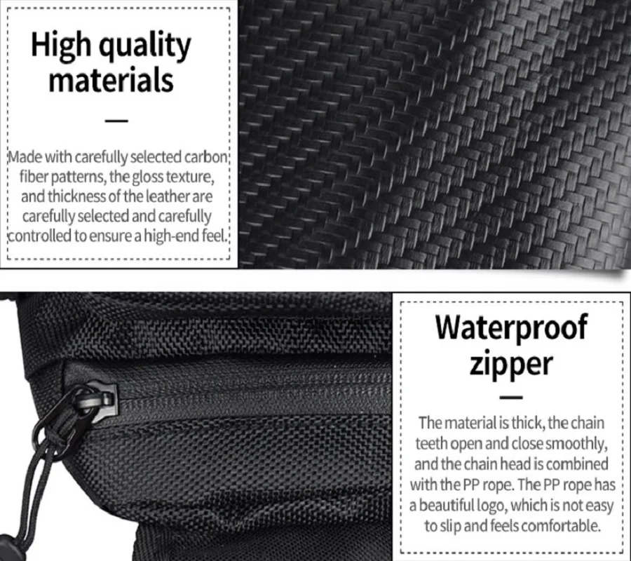 Motorcycle Fuel Tank Bag Touchable Navigation Magnet Bag Motorbike Dust Bag Motorcycle Rider Satchel Fanny Pack Equipment