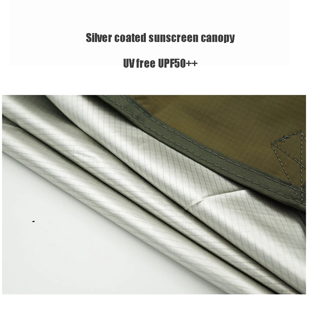 Tactical Tarp Tent Waterproof Camping UV Protection Outdoor Hiking Backpacking Tent Tarp Shade Ultralight Garden Canopy Sunshade