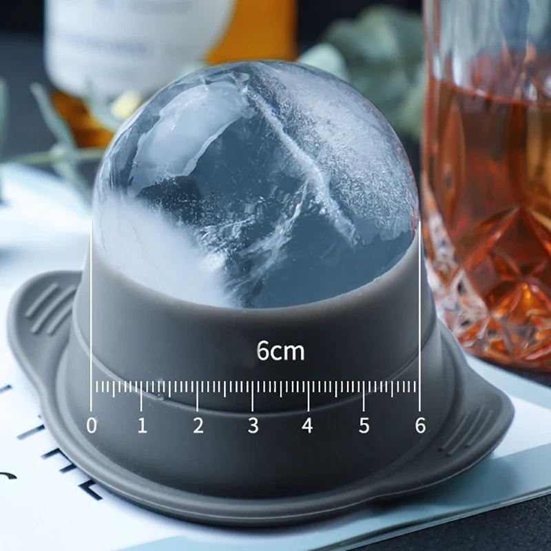 2Pc Silicone Ice Mold DIY Whiskey Cocktail Round Shape Ice Ball Maker  Kitchen Stackable Slow Melting Ice Cube Jelly Molds Machin - AliExpress