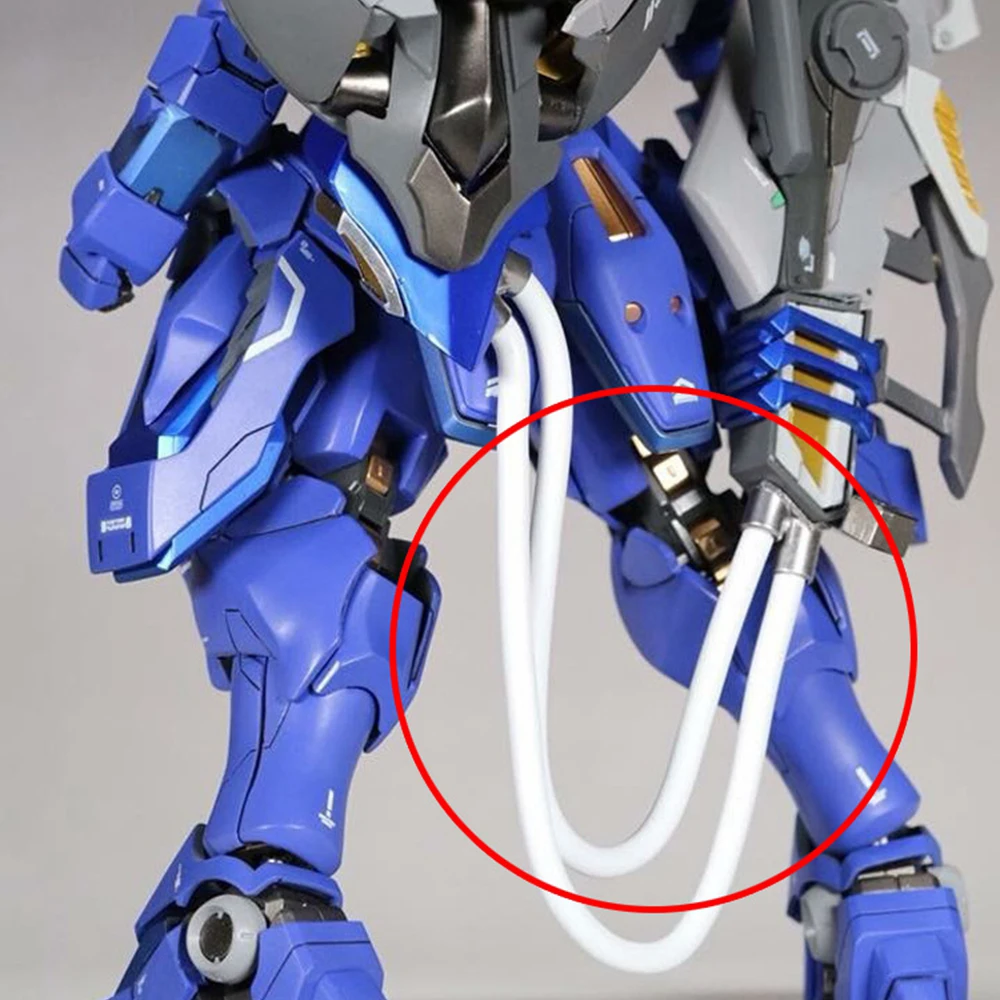 For Gundam MG 1/100 HG RG 1/144 Model Modification Parts Model Metal Detail Energy Cable Tube Pipe Wire White/Black
