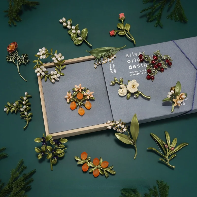 Spill Frfll Con Smlto In Oro Gillo For Sle T 1stDibs - Foto 3