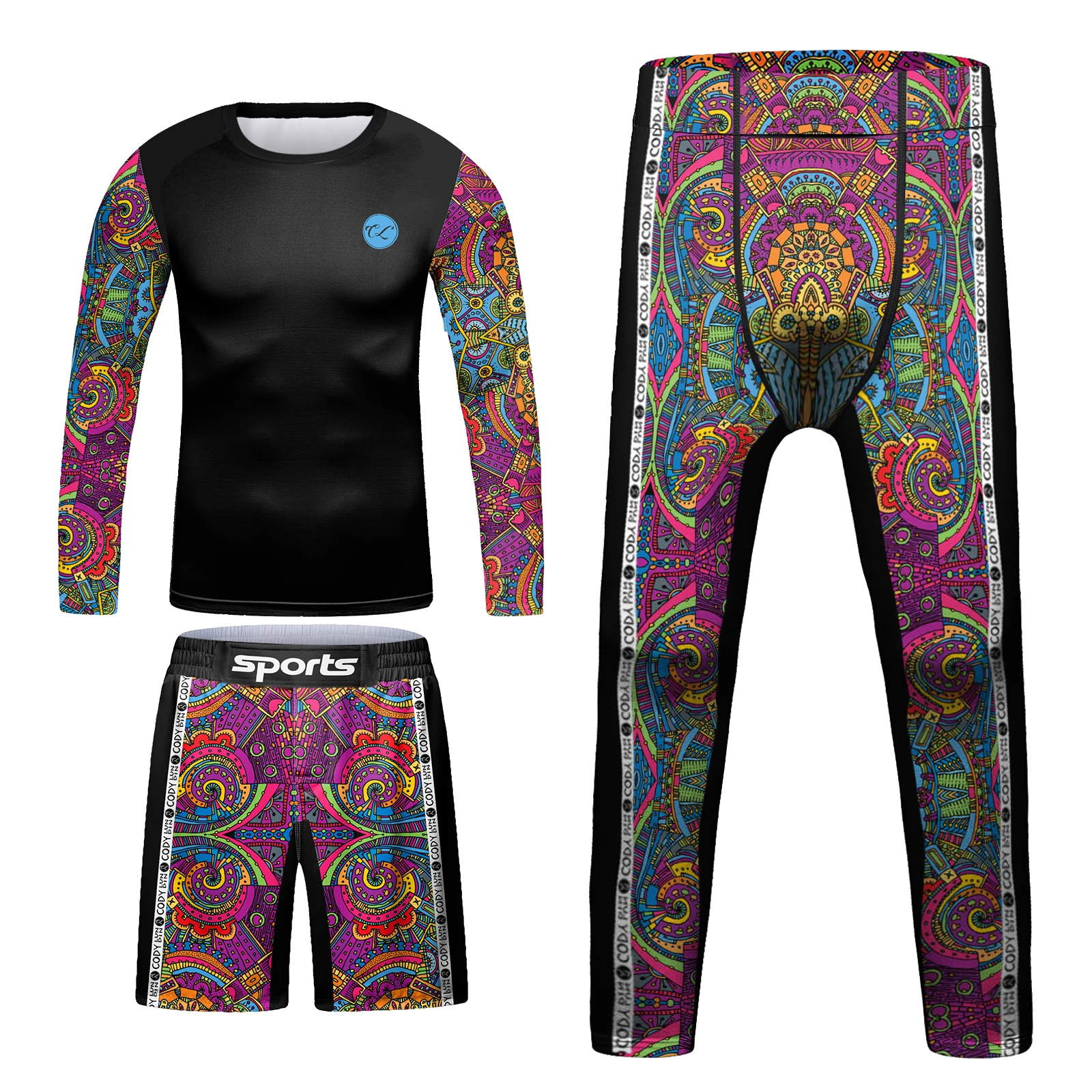 Cody Lundin Kids Active Wear Martial Art Wear Figting Club Uniforms Children Athletic Training Sportswear Gym Fitness Suit 6