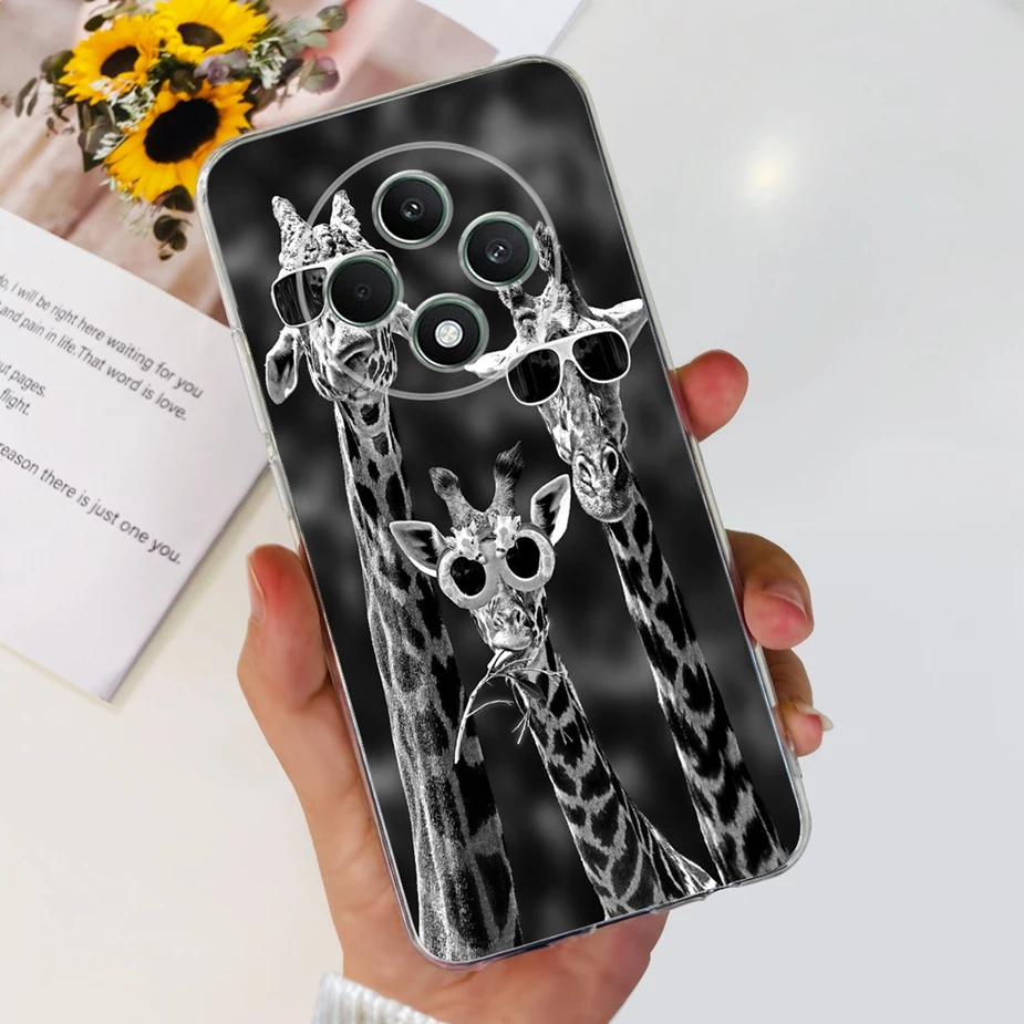 Cute Cat Cartoon Painted Soft Silicone Phone Case Cover