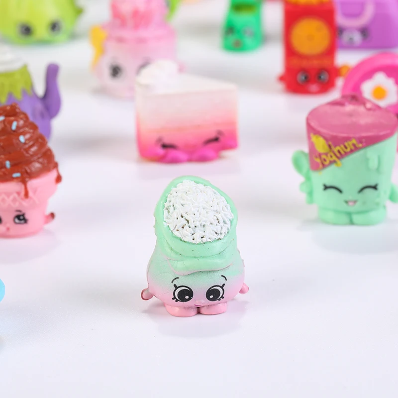 50 stücke schöne Mini-Möbel Obst Einkaufs puppen für Mädchen so tun, als spielen Haus Action figur Spielzeug Kinder sammeln Geschenk