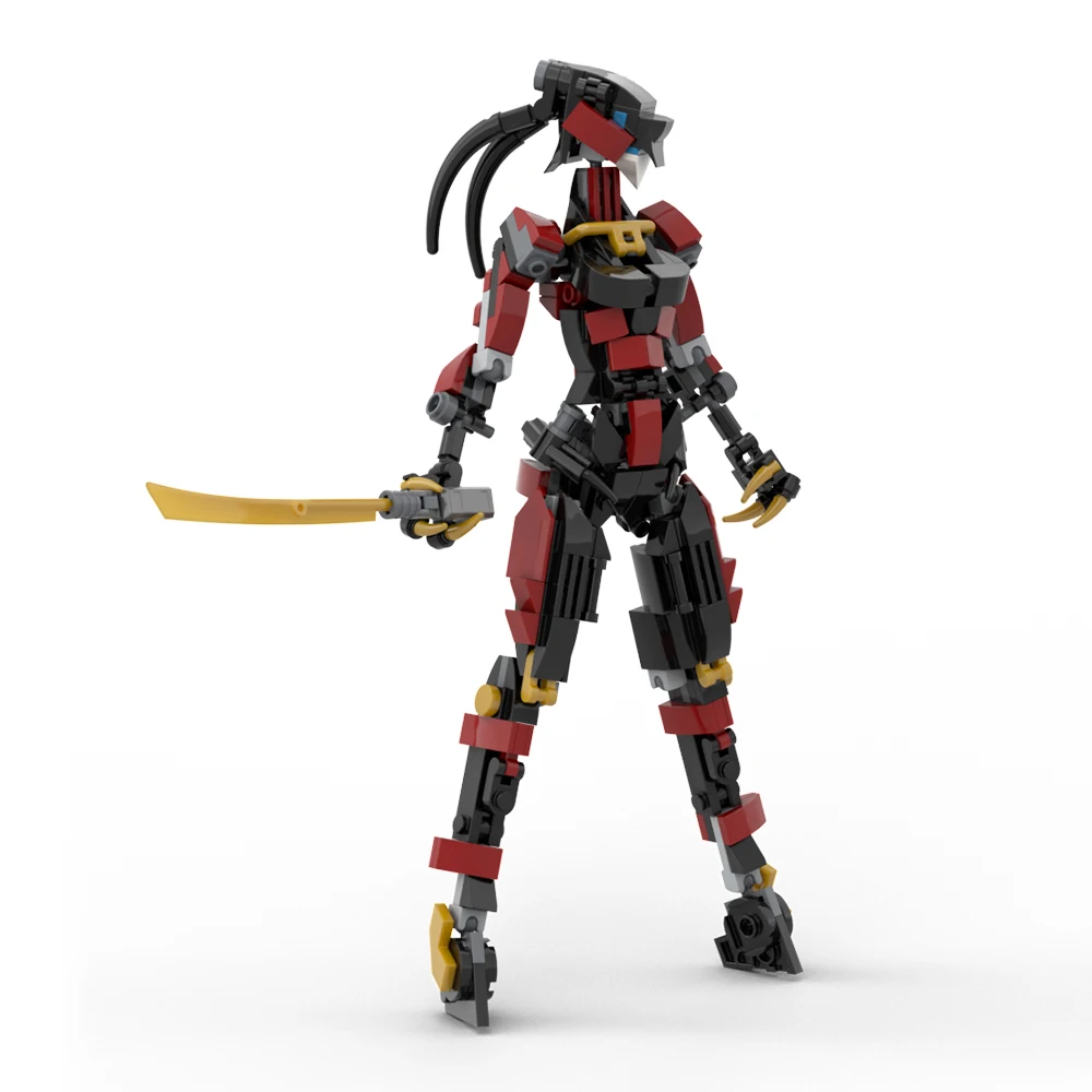 Ninja girl-女性用ロボットフィギュア,ビルディングブロック
