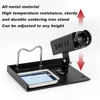Soldering Iron Stand Electric Soldering Iron Stand High Quality Metal Durable Solder Wire Stand Support With Cleaning Sponge 5