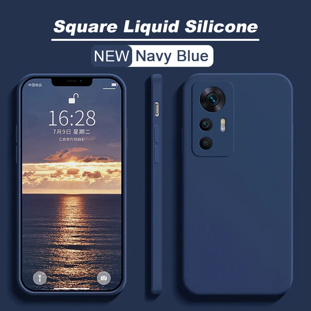 thumbnail image 1 of Mi 12T Pro Mi12T Mi 12 T Pro Case Luxury Square Liquid Silicone Full Protection Phone Case For Xiaomi Mi 12 T 12T Pro Soft Cover, 1 of 5