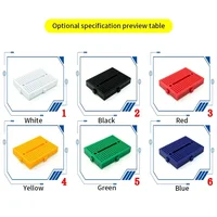 MB-102 Breadboard 400 700 750 830 Holes Solderless PCB SYB-170 Mini Test Board ZY-204 Bread board Jumper Wire Diy Electronic Kit - Image 5