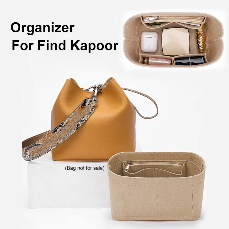 

Felt storage organizer For Find kapoor PINGO 20 LEKOO H 24 28,Makeup bag Insert,Women's Bag Inner cosmetic Pouch Base Shaper