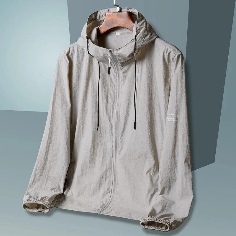 Sun Protection Jacket Fashionable Trendy Sun Protection Clothing Lightweight Breathable Couple's Cold Super Strong UV Protection