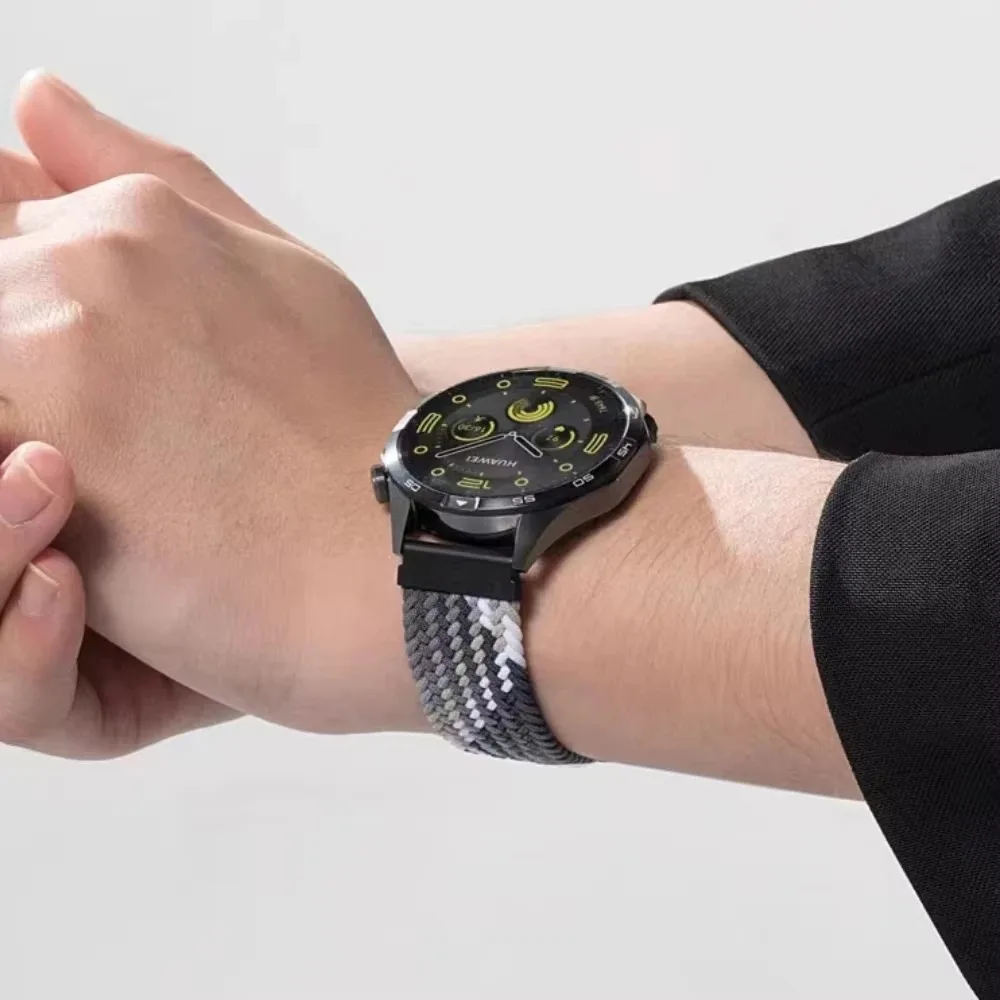 Braided Sport Nylon Strap, 22mm - Durable & Stylish Watchband Bracelet