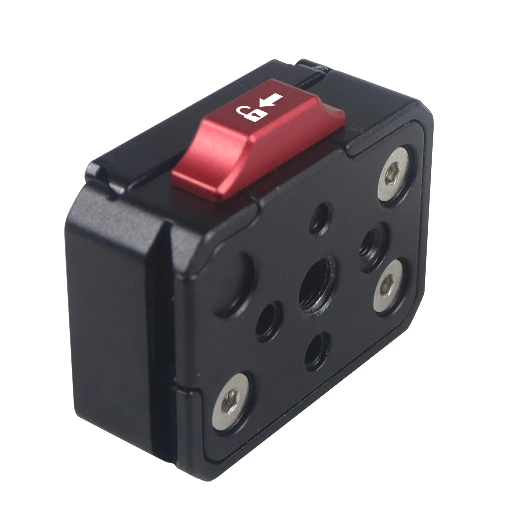 Quick Release Mount Plate Board Anti-shake Clamp V Port for GoPro13 Insta360 DJI