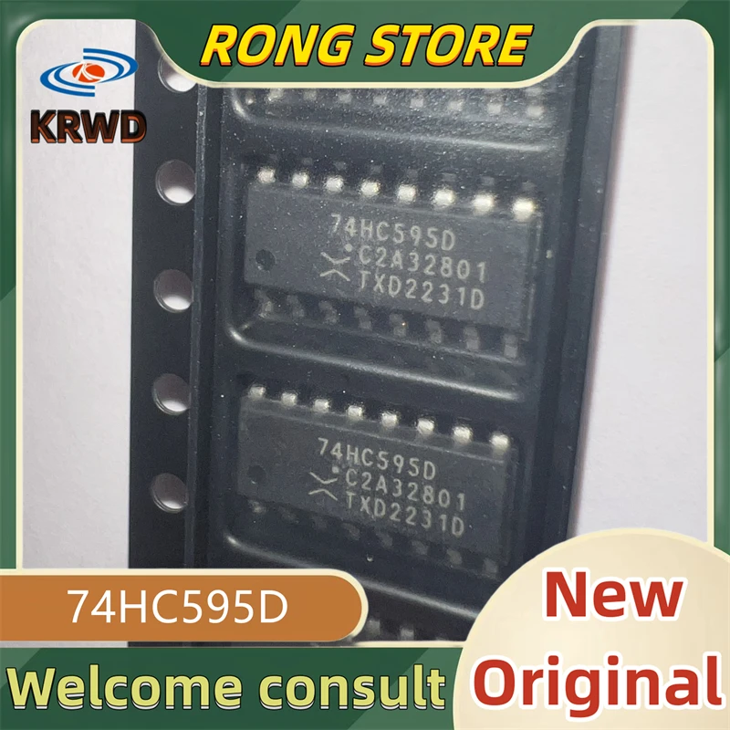 

Новый и оригинальный чип 74HC595D, 30 шт., чип IC 74HC595D,118 HC595D SOP16, чип переключения