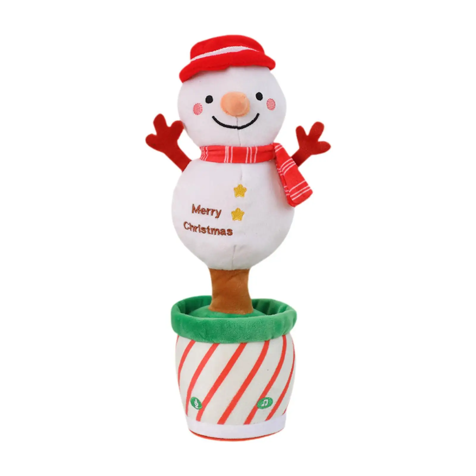 Electric Dancing Christmas Toy Christmas Electric Plush Toy Adorable Interactive