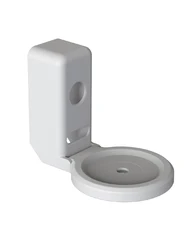 Echo Dot Wall Mount Bracket with Cable Storage and Matte Finish (WHITE)