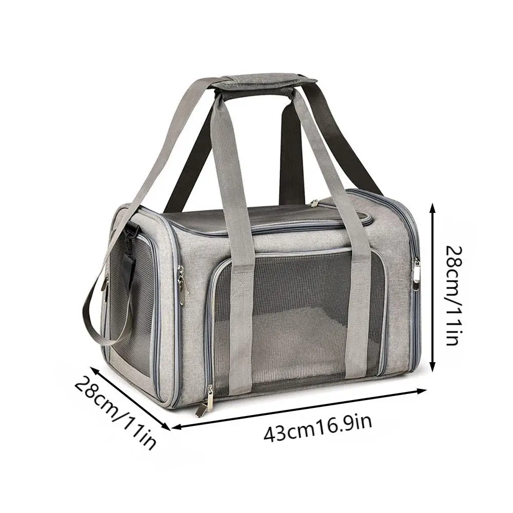 Collapsible Pet Carrier for Small Dogs & Cats – Travel Bag for Pets up to 15 lbs 5