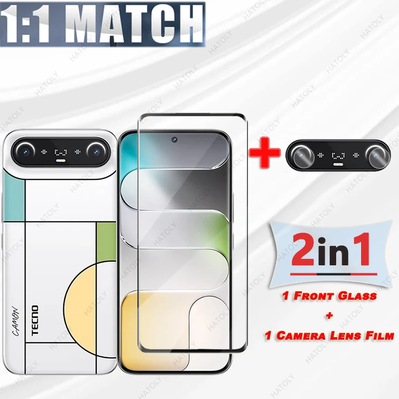 Ultra-Durable 3D Edge Curved Glass Screen and Camera Lens Protector
