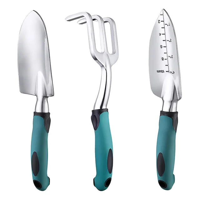 5 Db Tartós Kerti Kézi Szerszám Trowel Transplanter Rake Puner Kesztyű A Gyomnövény Ültetési Metszéshez Kültéri Otthoni Szerszámok - Image 6
