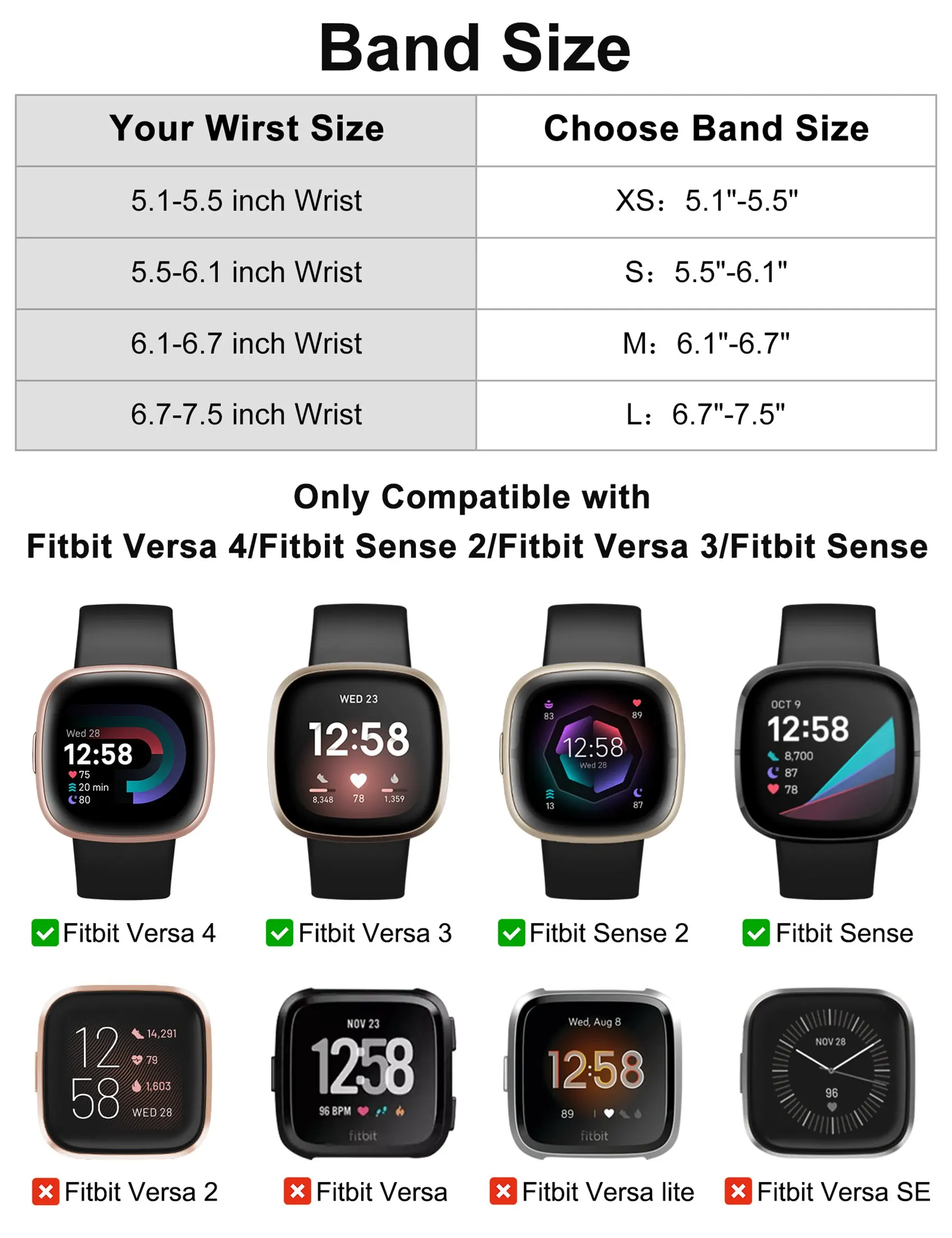 Toyouths-  ũġ , Fitbit Sense 2/Versa 4/Versa 3/Sense Ʈ Ʈ  ַ  ź Ʈġ Ʈ