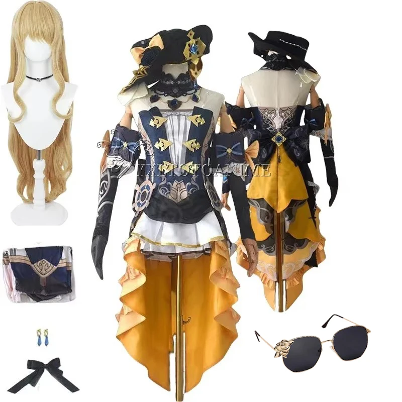 costume wig glasses