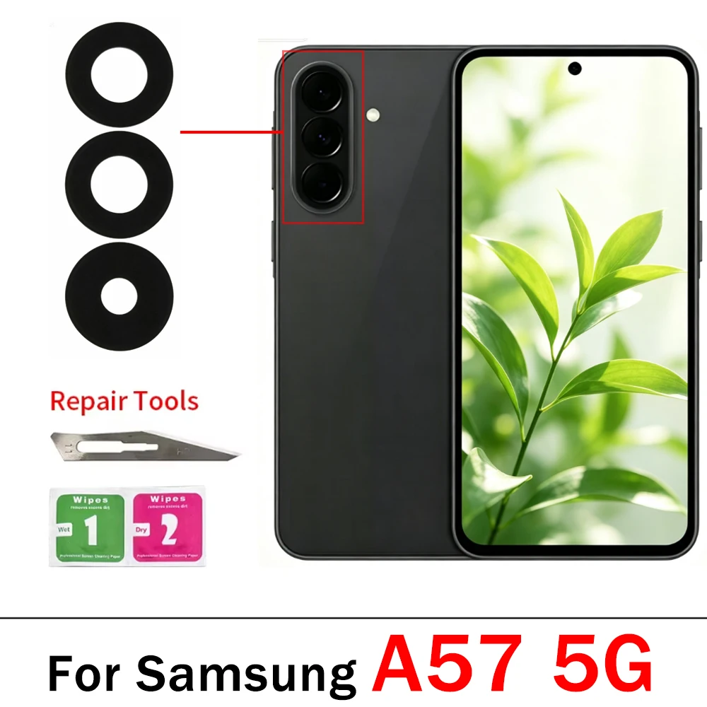 Premium Rear Camera Glass Lens with Adhesive