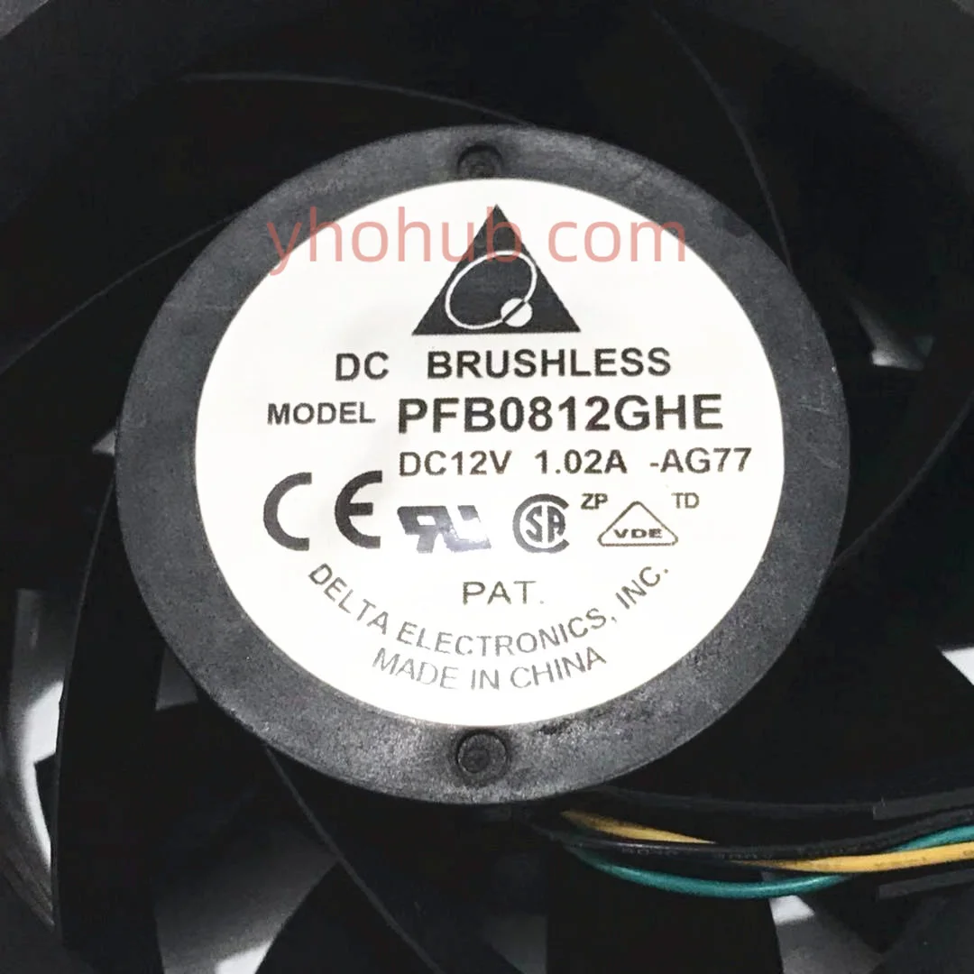 AG77, ML310E, Gen8 V2, 686749-001, DC 12V, 1.02A, 80x80x38mm