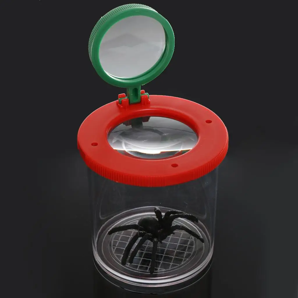 Magnifying Glass Cup Magnifying Glass Box Insect with Toy, Gift 2