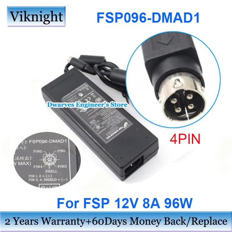 

Genuine adapter FSP DAGFSNBS 12V 8A FSP096-DMAD1 4pin ac power supply adapter for QANP TS 419P II nas charger