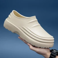 Men's and Women's Chef Shoes Summer Sandals Couple Waterproof Shoes Men Kitchen Shoes Women Chef Shoes EVA Man Casual Shoes