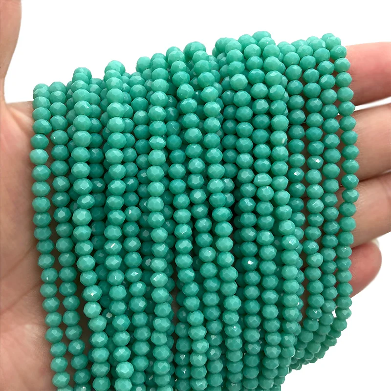 Vibrant Multicolor Faceted Crystal Beads