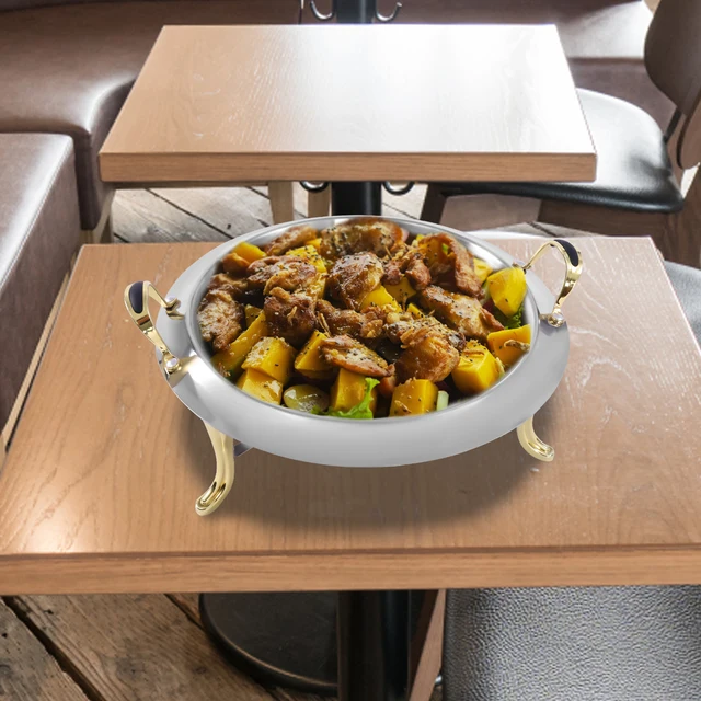 Luxury Stainless Steel Round Chafing Dish