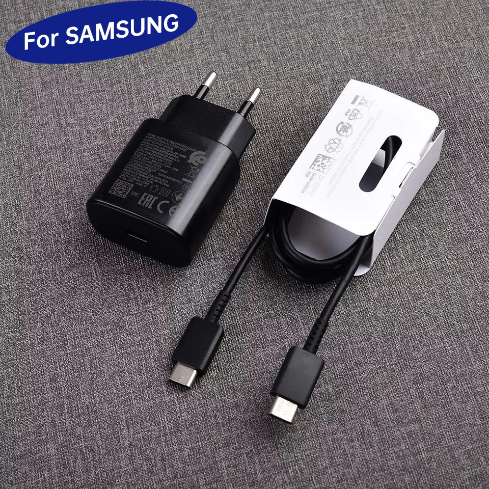 Chargeur Rapide 25W + Cable USB C pour Samsung S23 5G / S23 Plus /S23 Ultra  / S22 / S21 FE / S21 / A53 - Little Boutik® - Cdiscount Téléphonie