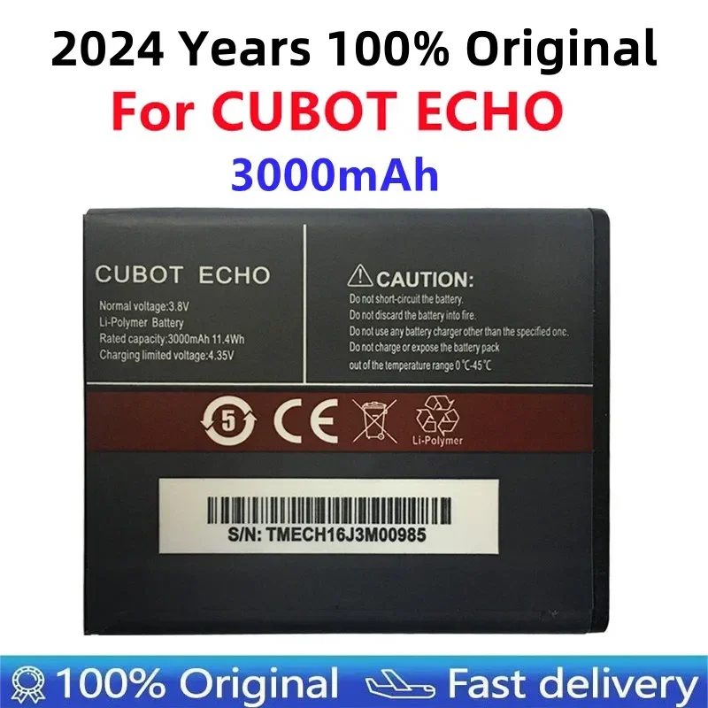 

100% New Original CUBOT ECHO Battery 3000mAh Replacement Backup Battery For CUBOT ECHO Cell Phone In Stock