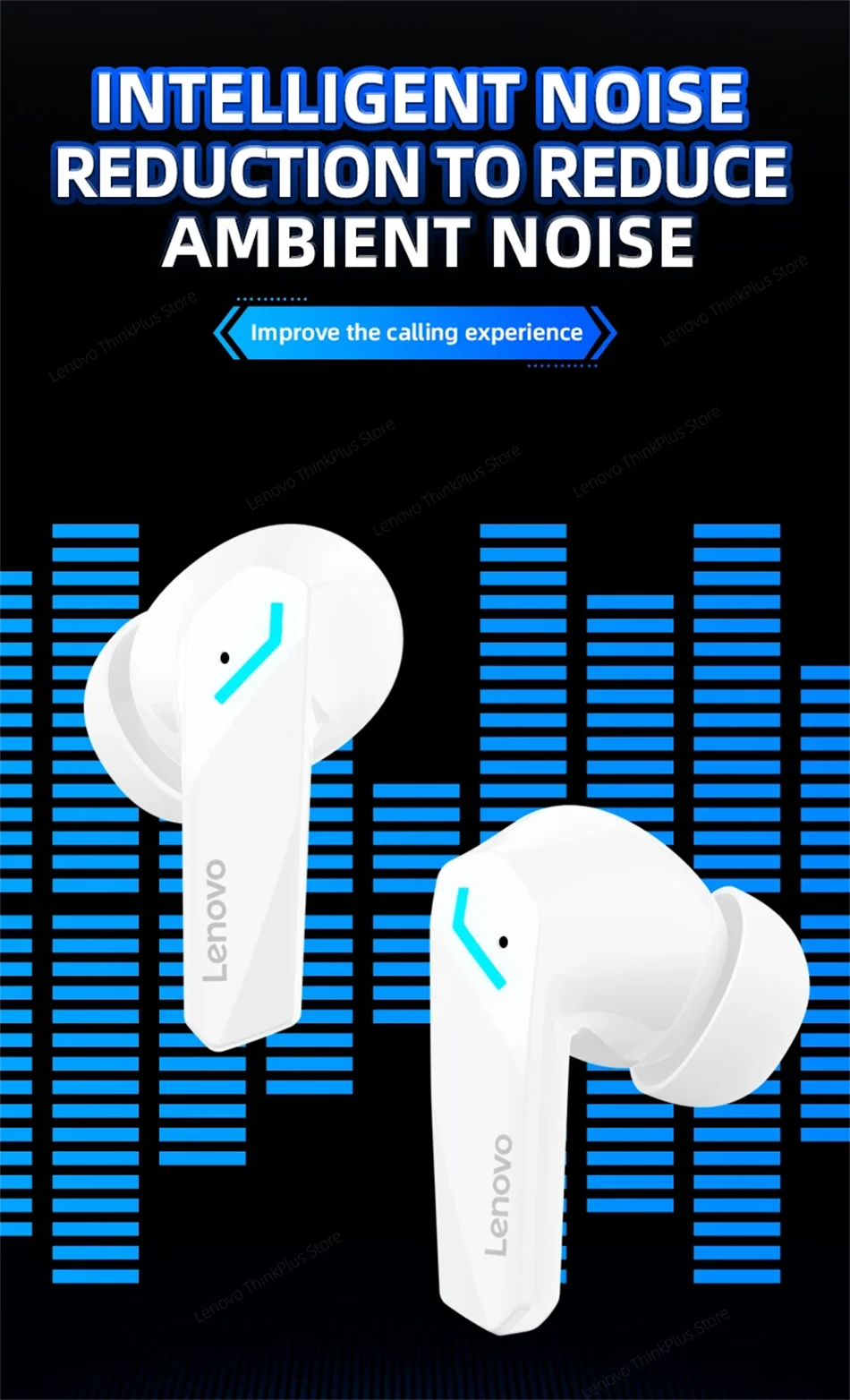 Lenovo Original GM2 Pro Bluetooth V5.3 TWS Wireless Earphones Stereo Sport Earbuds Game Music Low Latency Headset 2026 New S87ffee0ef43d42dd9400b5dd2f998f02G