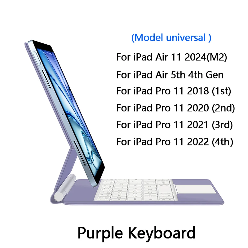 新品 iPad Air (M2) / Pro 11 Magic Keyboard Amazon.com: Magic-Style Keyboard Case for iPad Air 11 inch 2024