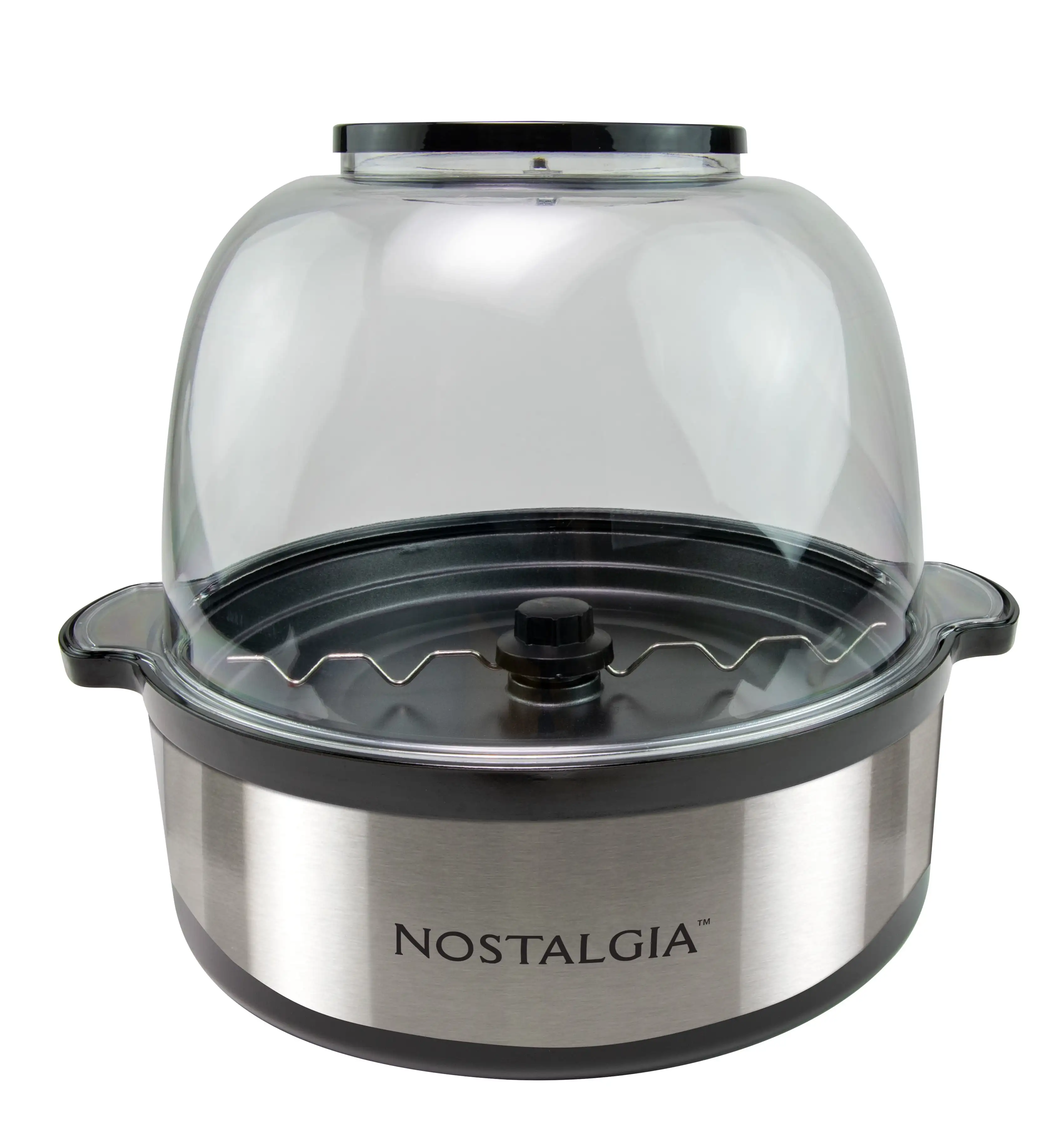 

Nostalgia NSPFP6SS 6 QT Stainless Steel Stirring Popcorn Popper
