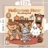 Halloween Hour Fun Coloring Book For Adults And Teen Featuring Adorable Creepy Creatures Educational Doodles Book For Relaxation 2