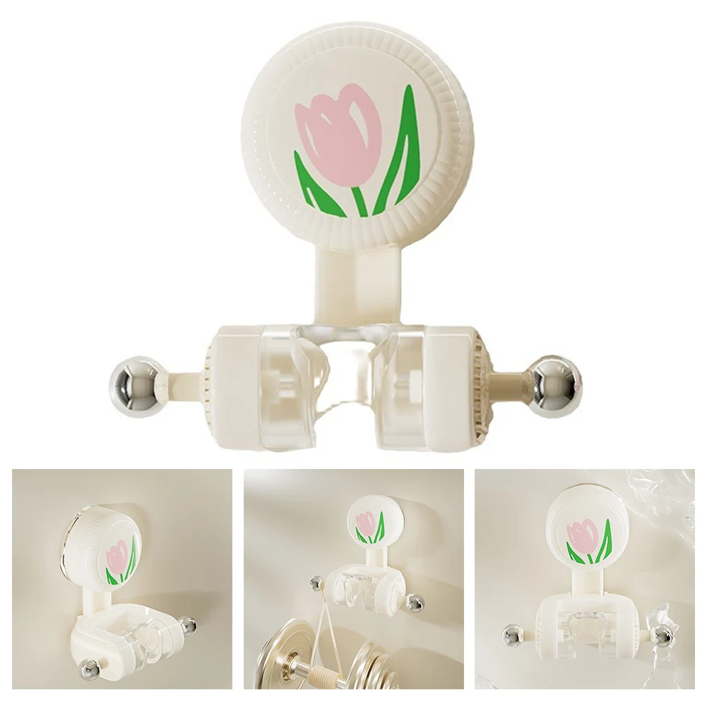 1pc Adjustable Suction Cup Bracket Bathroom Wall Mount Handheld Shower Head Holder Home Improvement Tools Accessories