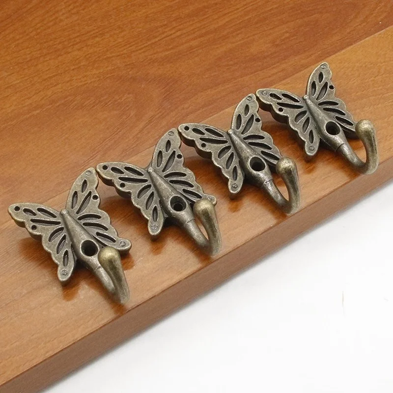 Cabilock Dragonfly Coat Hook - Heavy Duty Cast Iron Wall Hooks For Bathroom Bedroom