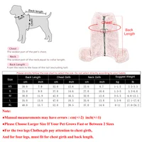 Vêtements d'hiver pour chiens de petite et moyenne taille, combinaison polaire chaude pour animaux de compagnie, pyjama Yorkie carlin, chemise de nuit, salopette pour garçons et filles, chiot 6