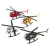 1Pcs New Children Helicopter Toy Alloy Airplane Model Simulation Metal Flying Model Toy Sound and Light Kids Gift 3