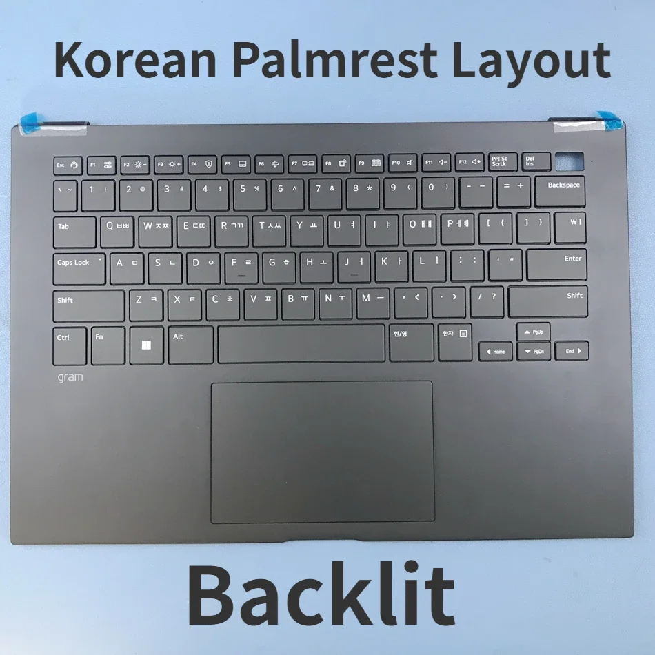 

Korean Backlit Palmrest Keyboard For LG Gram 14 14Z90P-K.A54J1 -K.AA53A1 K.AA74A1 -K.AAW3U1 AAW5U1 -K.AAB8U1 -K.AAS7U1 -K.AAS8U1