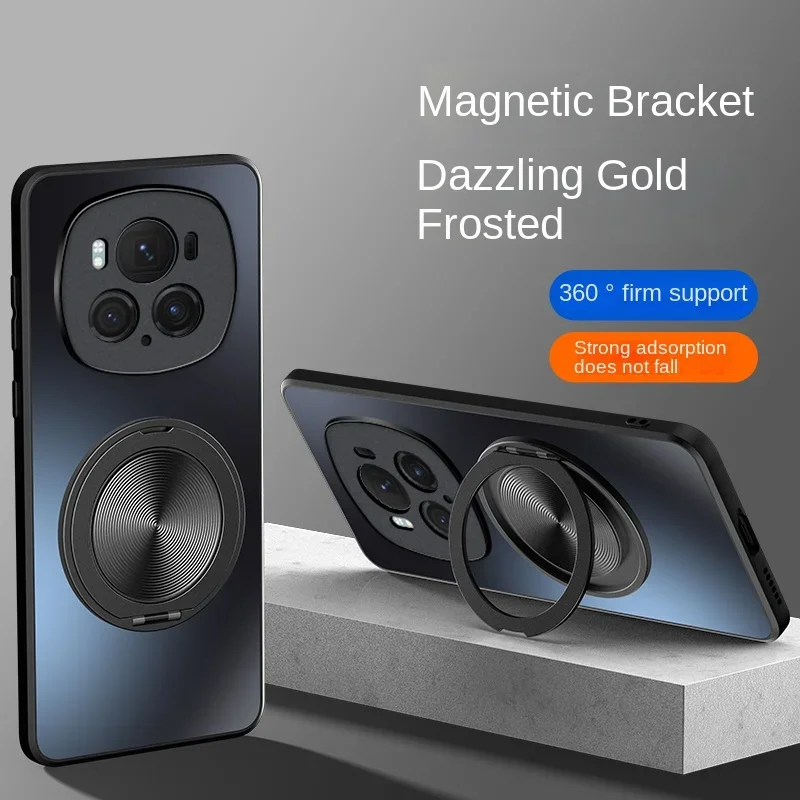 Magnetic Holder 360° Ring Stand Matte Hard Shell Shockproof Case
