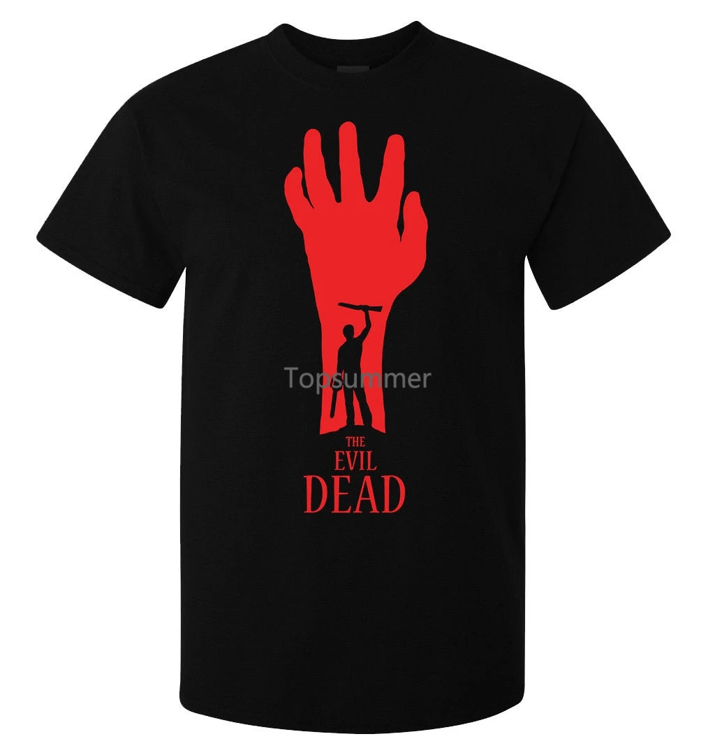 

The Evil Dead Horror Movie Men'S T Shirt Black Top Quality
