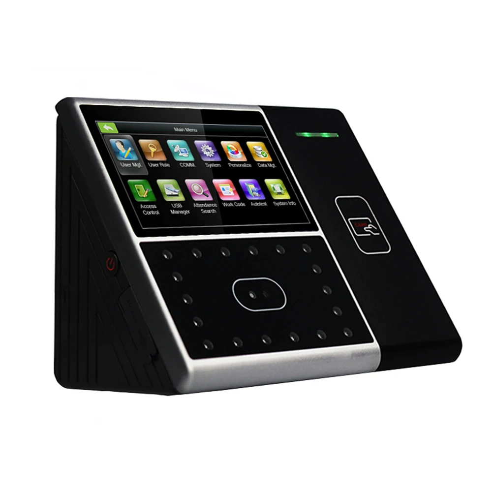 ZK iFace301 Optional 13.56Mhz Smart Card Access Control Face Recognition Time Attendance Access Control With Color Touch Screen